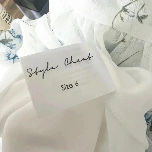 NWT Happy Girls Are The Prettiest Floral Off The Shoulder Ruffle Maxi, Size 2 - Picture 9 of 13